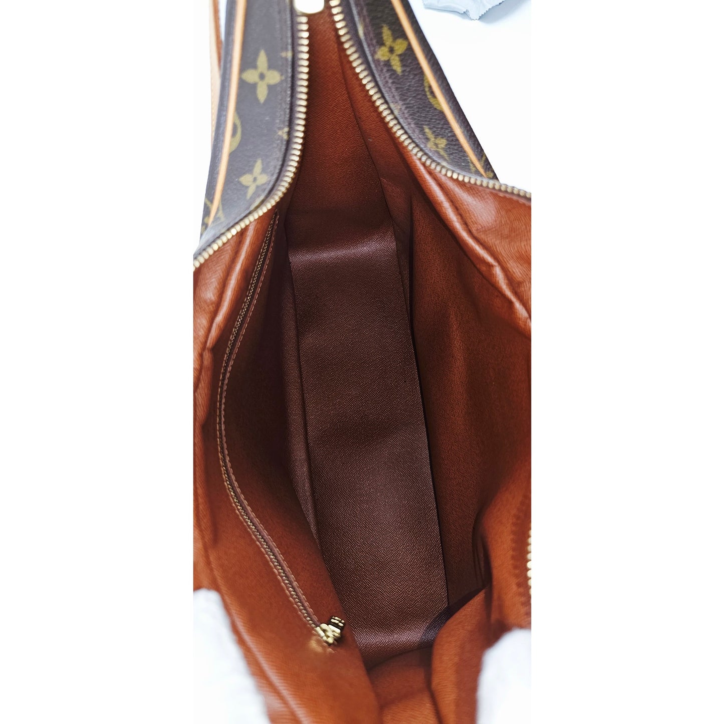 Louis Vuitton Monogram Boulogne 35 Shoulder Bag Brown