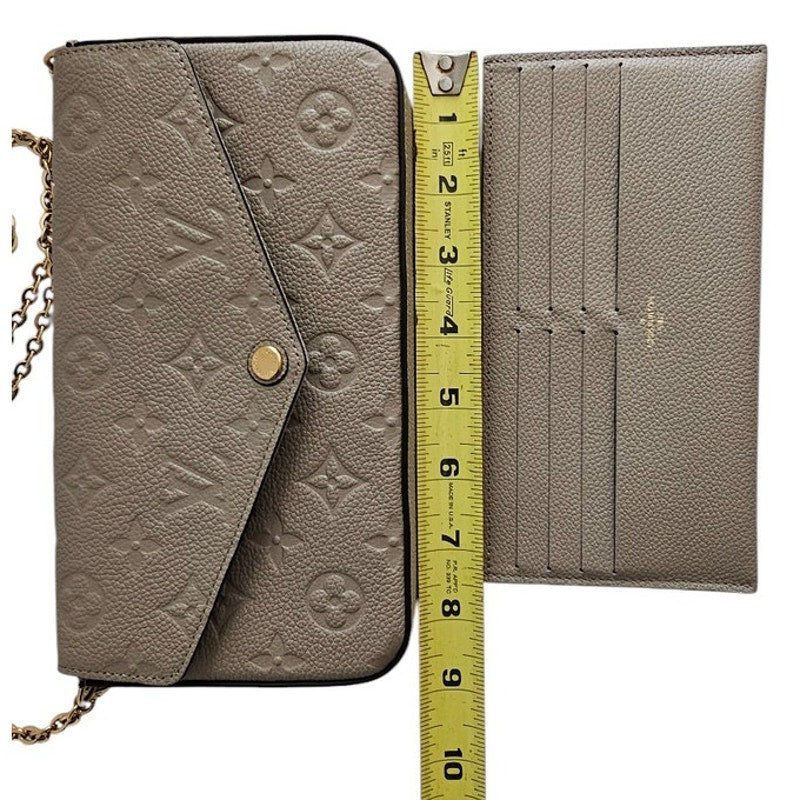 Louis Vuitton Pochette Félicie in Monogram Empreinte leather