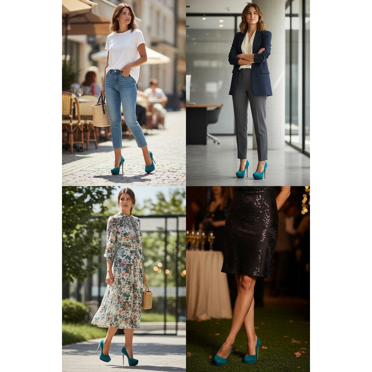 Giuseppe Zanotti Tricolor Suede Nana Platform Pumps.