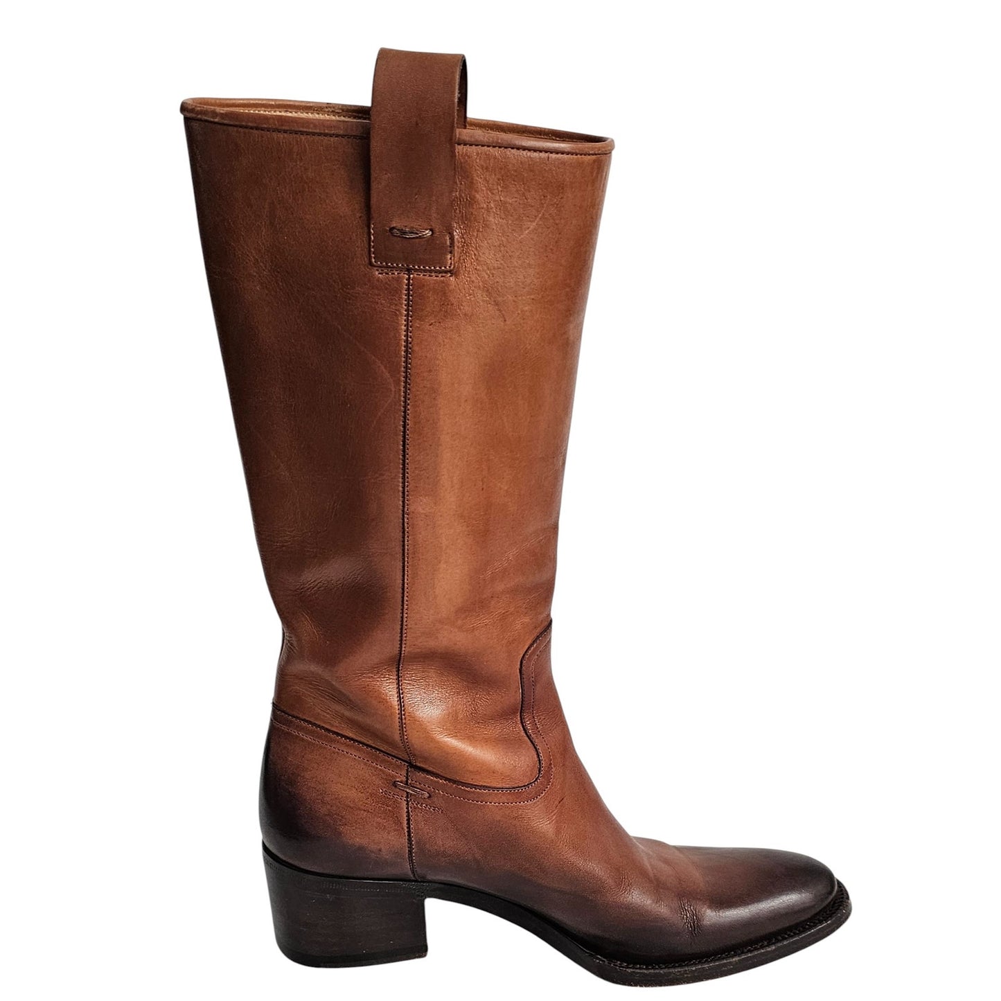 Gucci long boots cowhide calfskin