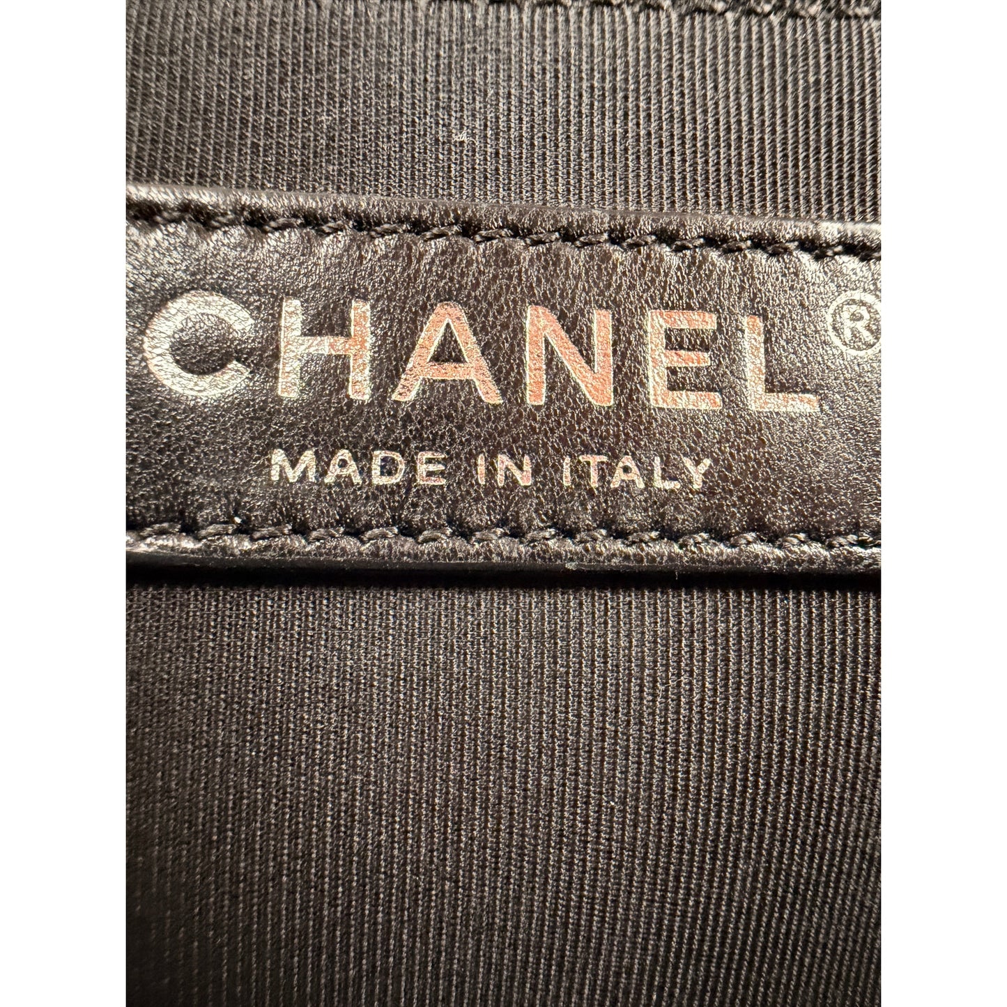 Chanel Boy New Medium Flap Bag in a Brown Patent Leather with Silver-Tone Hardware