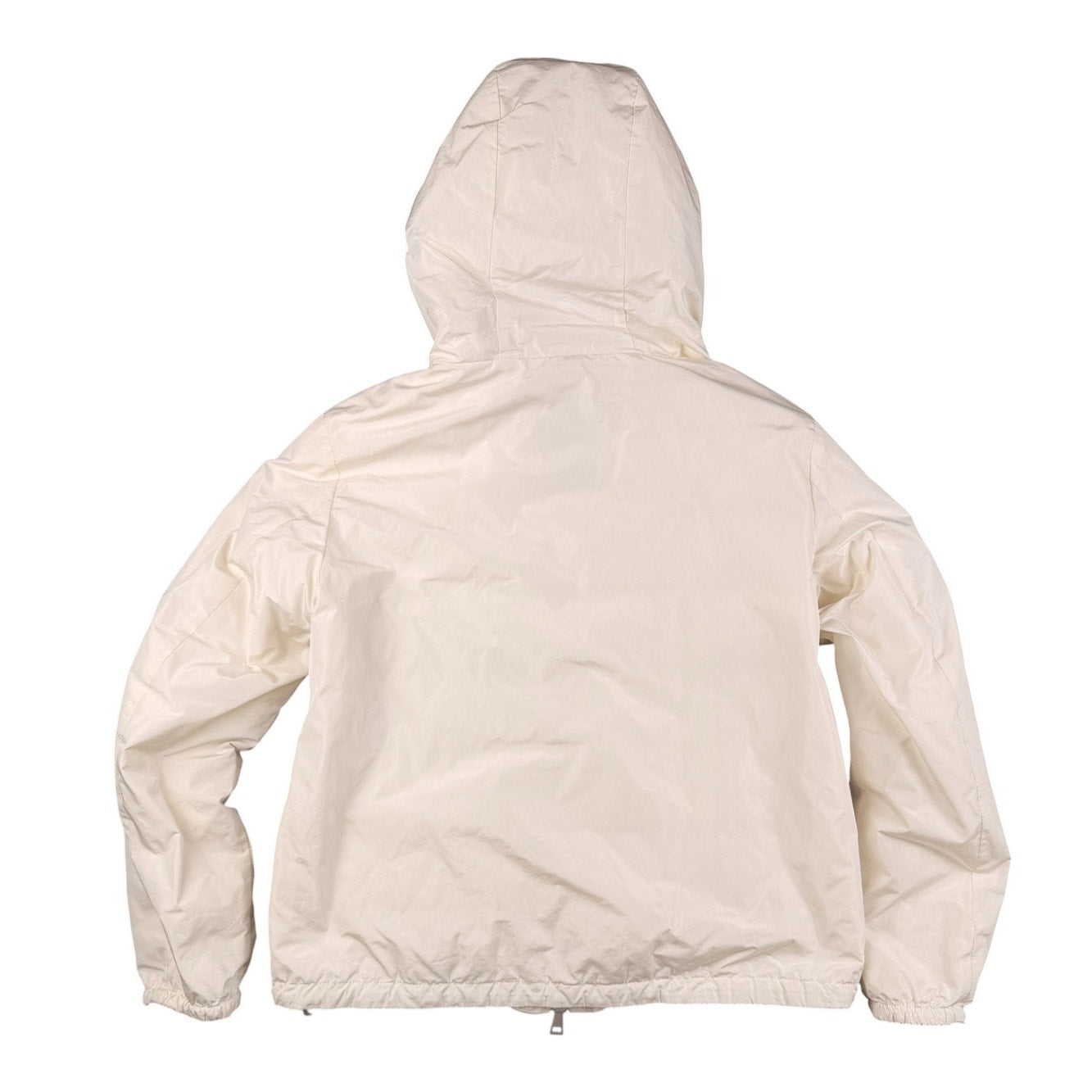 Moncler Argent Floral Rhinestone Polyester Down Jacket, Ivory S/M