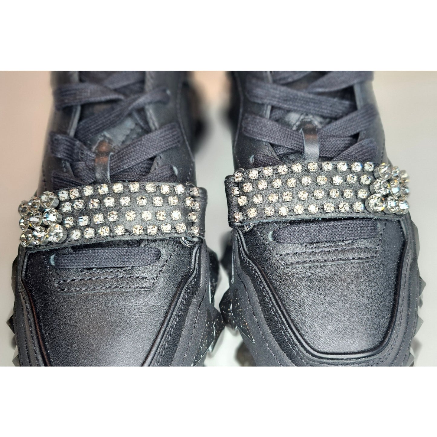 Jimmy Choo Diamond Leather Trainers Size 36