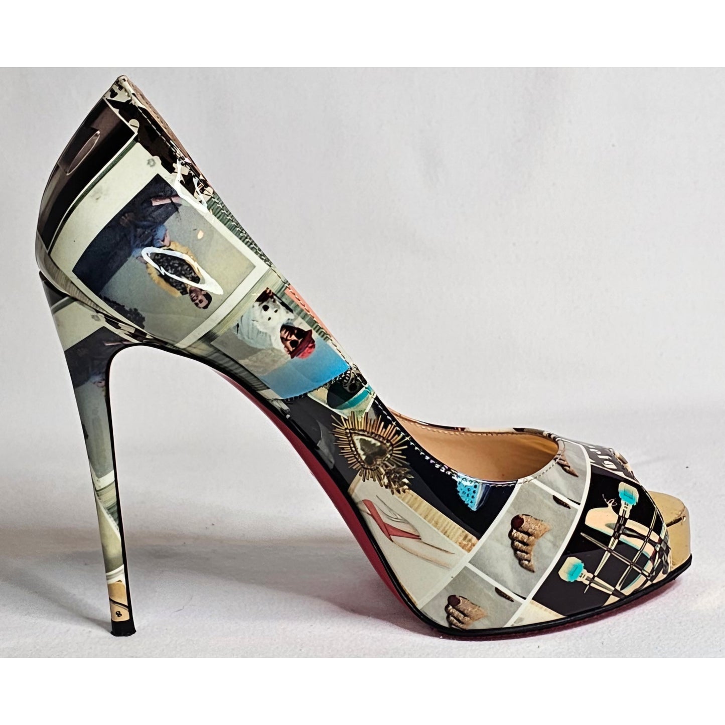 Christian Louboutin Very Privé patent leather heels