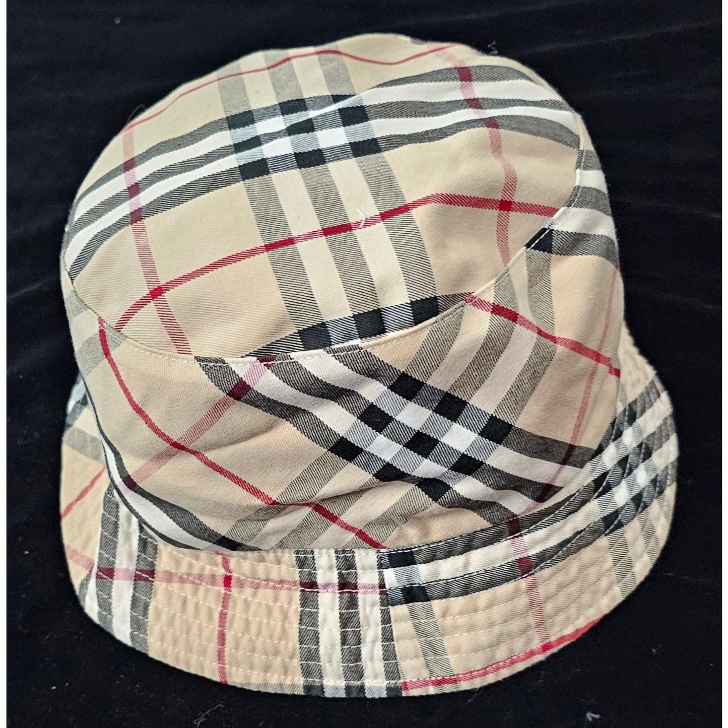 Burberry Vintage Check-pattern Reversible Cotton Bucket Hat