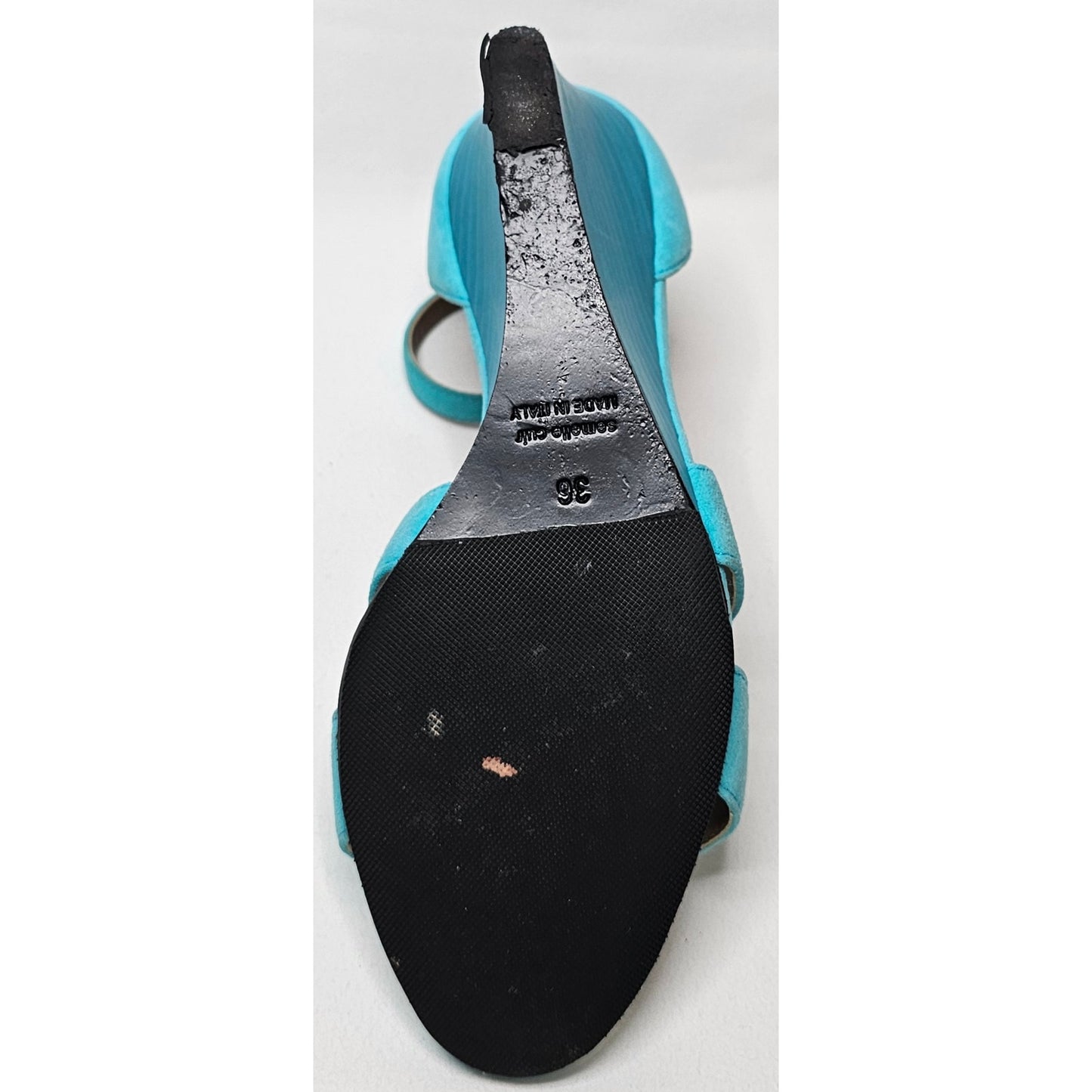 Hermès Legend Turquoise Suede Sandals