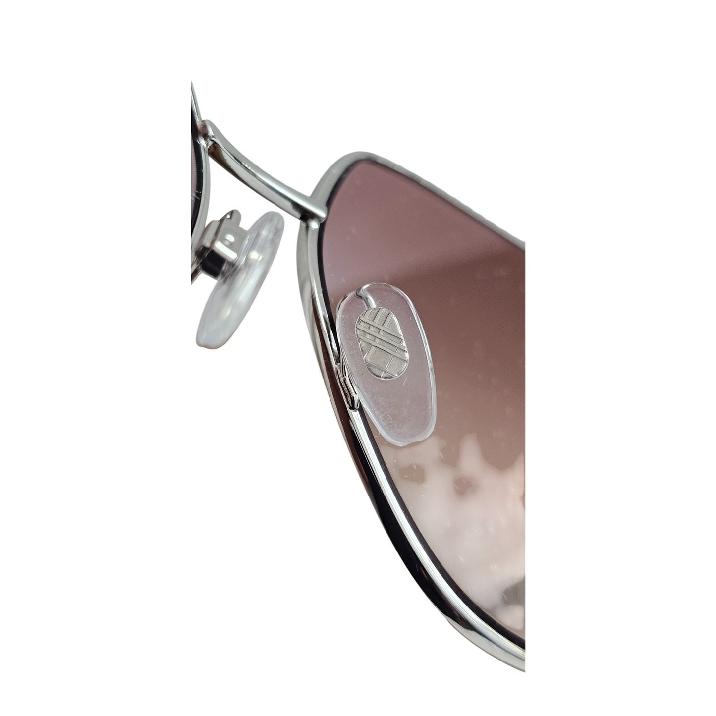 Burberry BE3143 Alexis Metal Sunglasses in Silver Pink