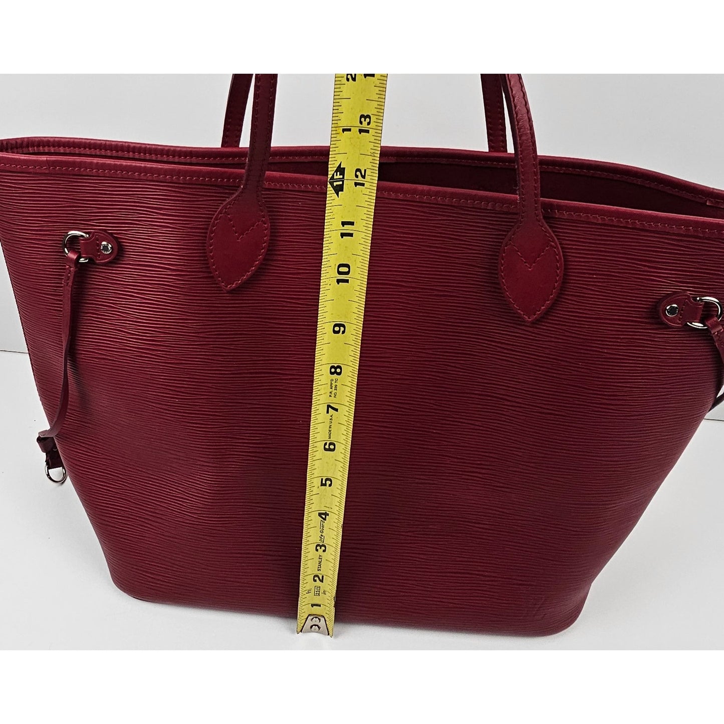Louis Vuitton Neverfull MM tote bag in fuchsia Epi leather