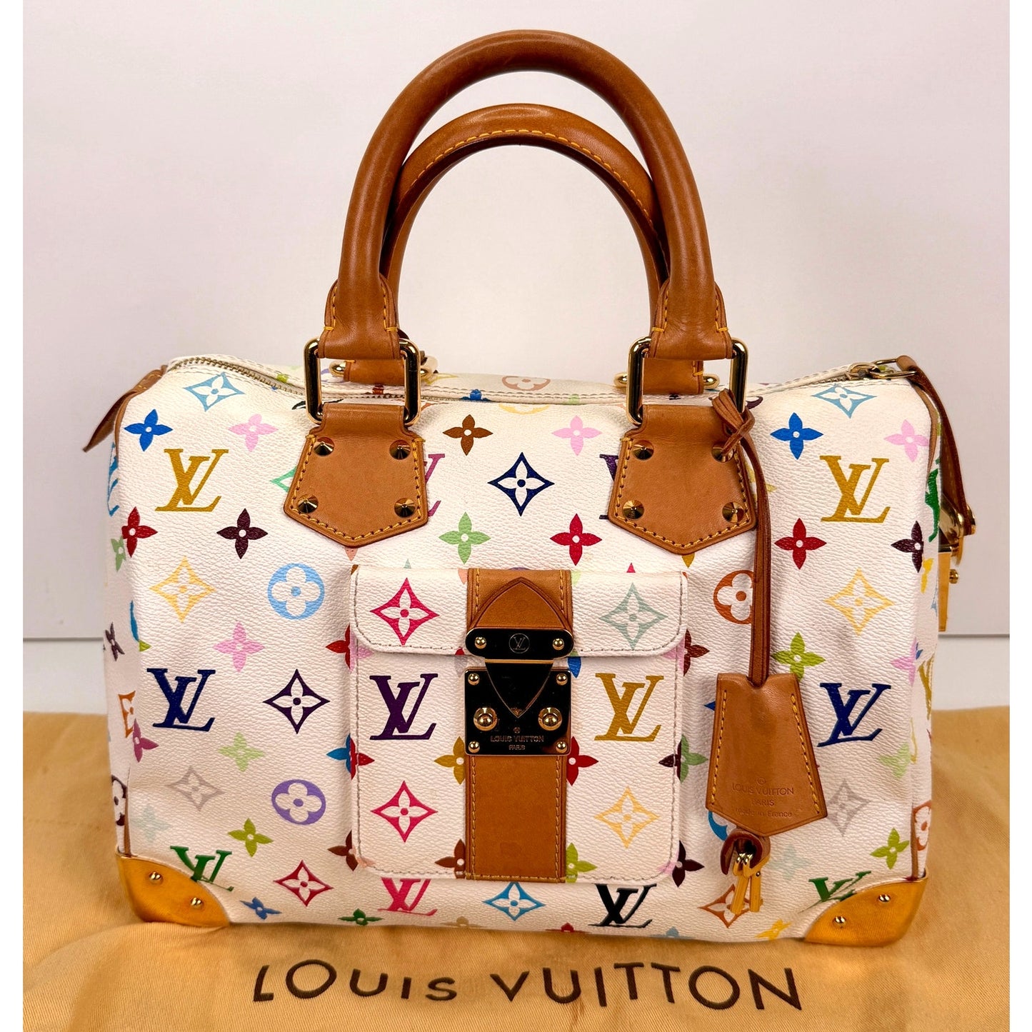 Louis Vuitton Monogram Multicolor x Takashi Murakami 2003 Monogram Speedy 30 handbag
