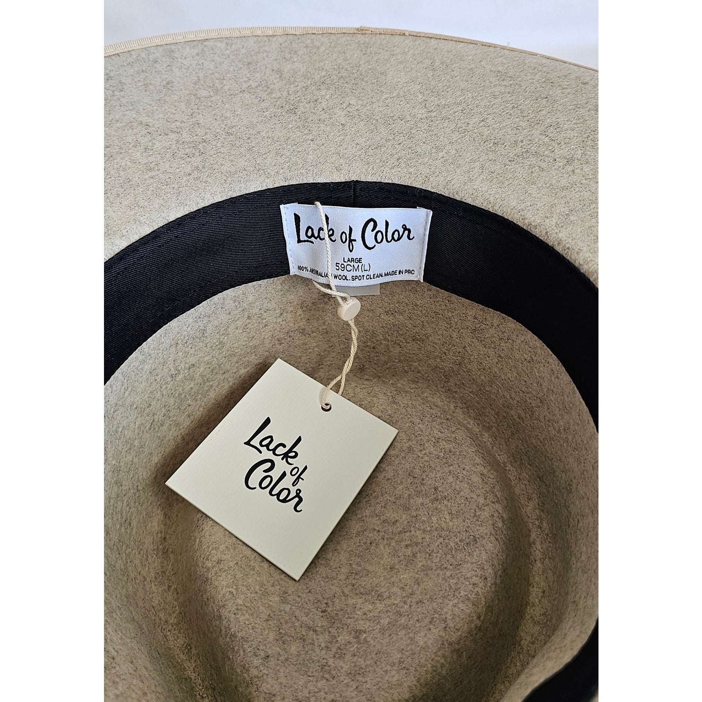 Lack of Color Carlo Speckled Grey Rancher hat (Ivory)