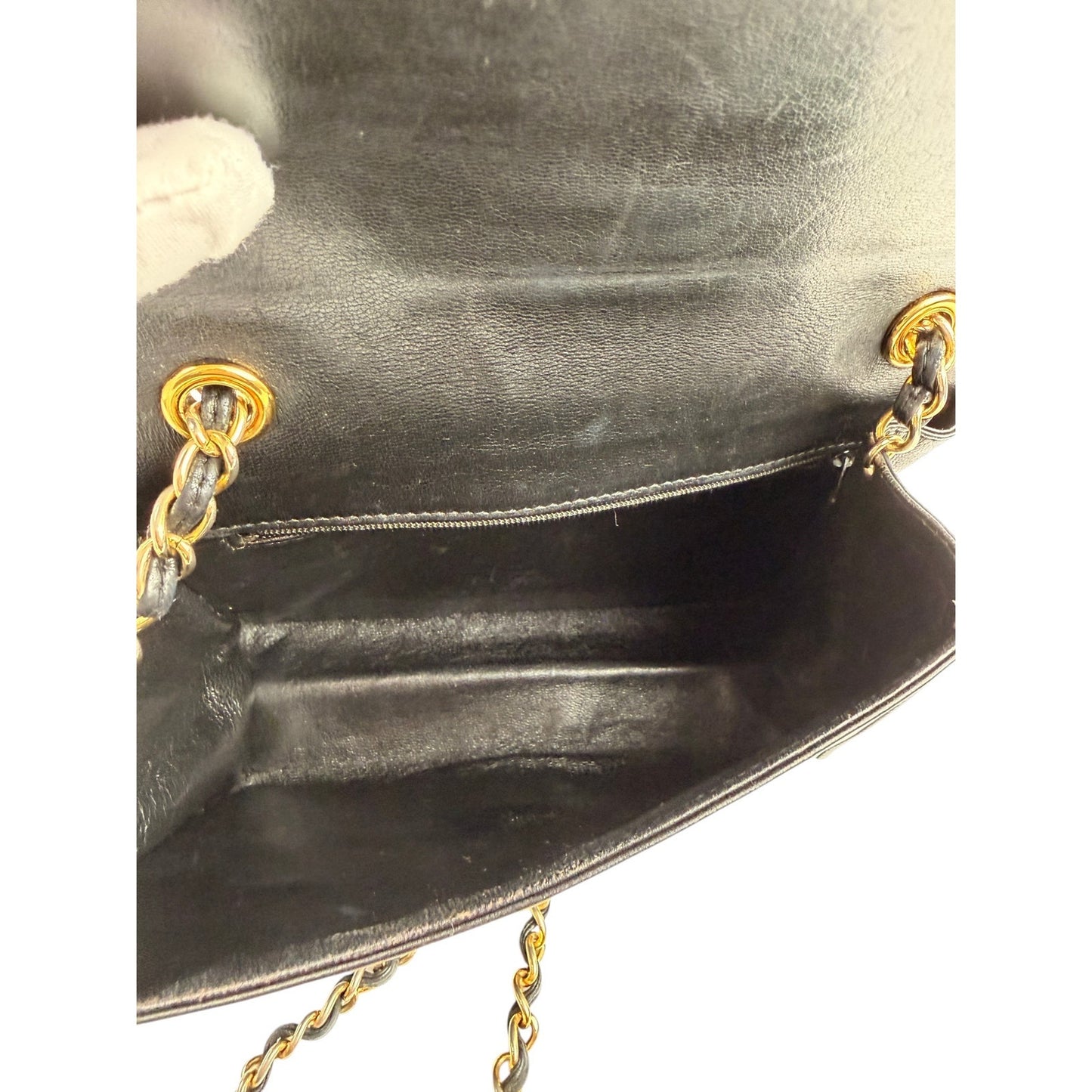 Chanel Lambskin Quilted Timeless CC Small Single Flap Black