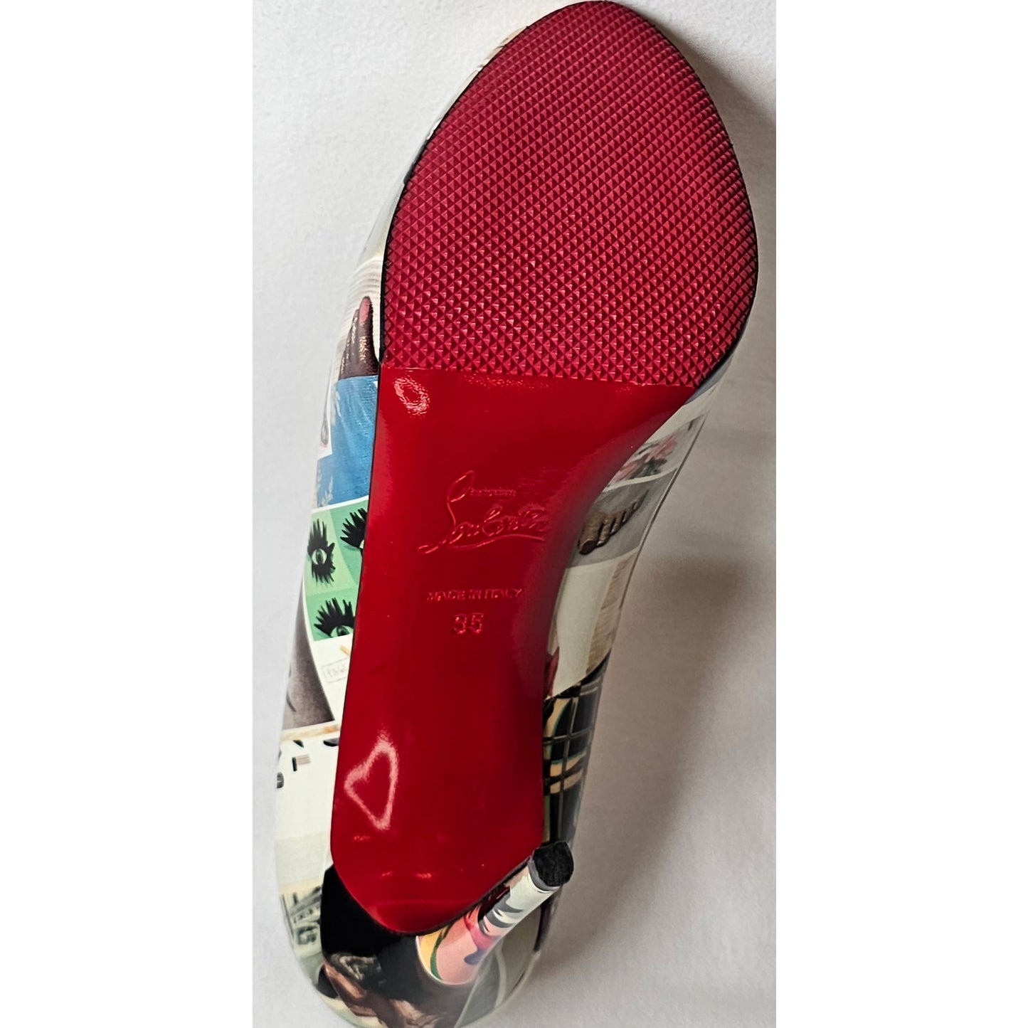 Christian Louboutin Very Privé patent leather heels