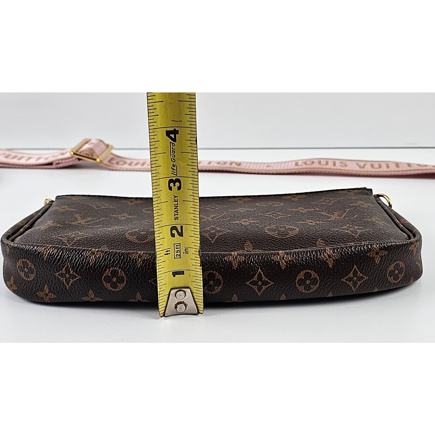 Louis Vuitton  Monogram Multi Pochette Accessories Rose Clair