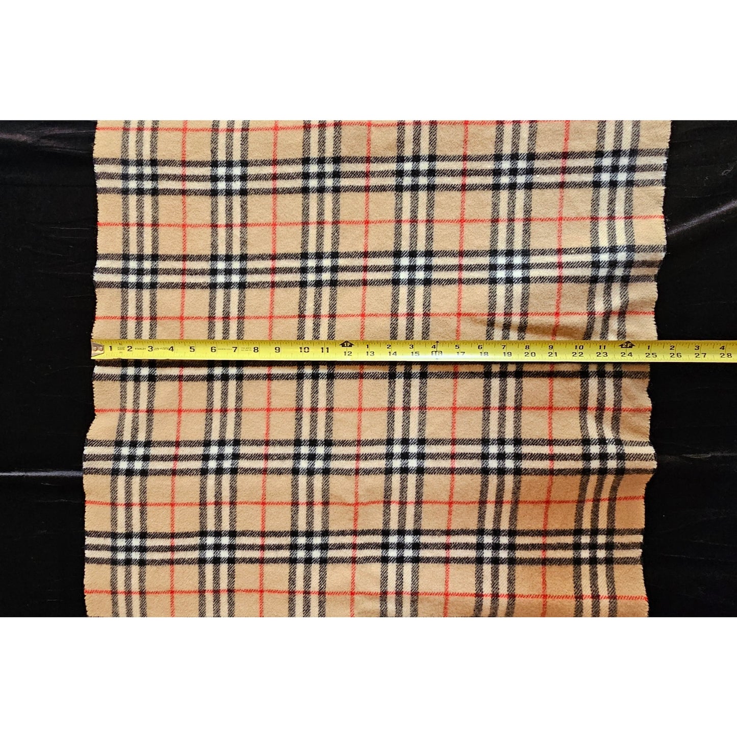 BURBERRYs of London 100% New Wool BEIGE Shawl/ Stole Nova Check