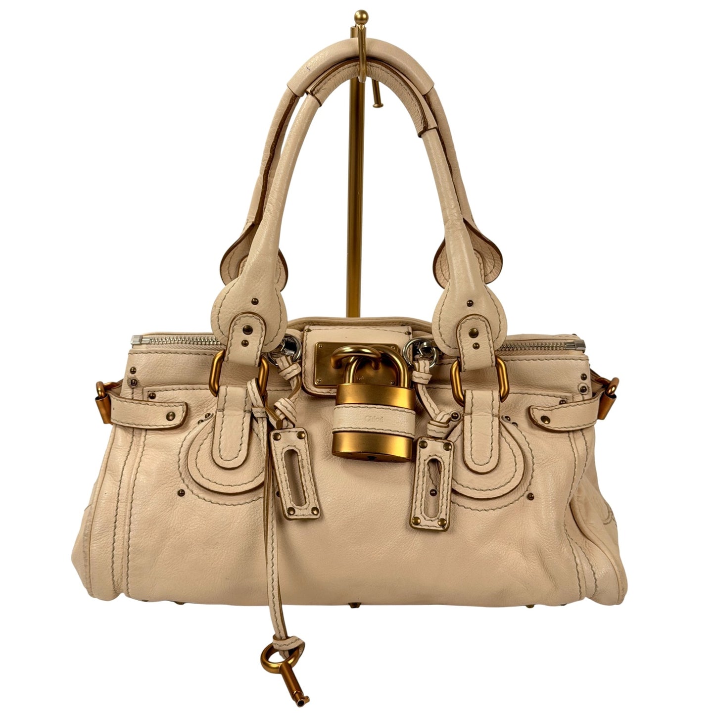 Chloe Ivory Paddington Medium Satchel Bag