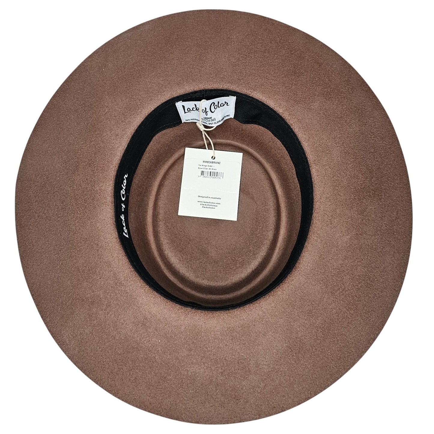 Lack of Color Women's The Mirage Boater Suede-Trimmed Hat