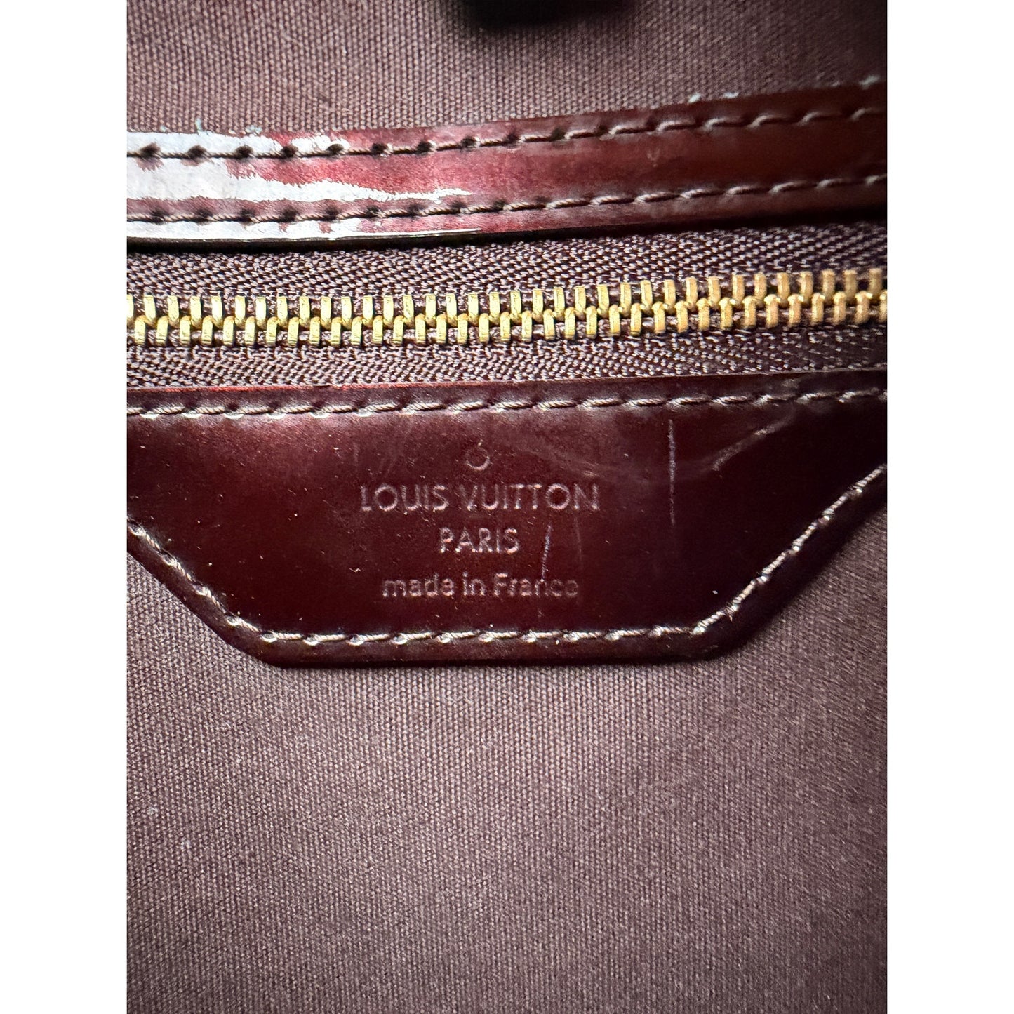 Louis Vuitton Amarante Monogram Vernis Wilshire MM Bag
