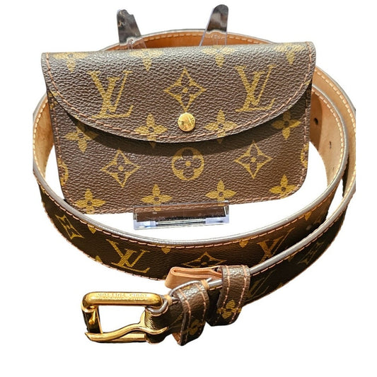 Louis Vuitton Monogram Ceinture Pochette Solo 80cm/32in Belt