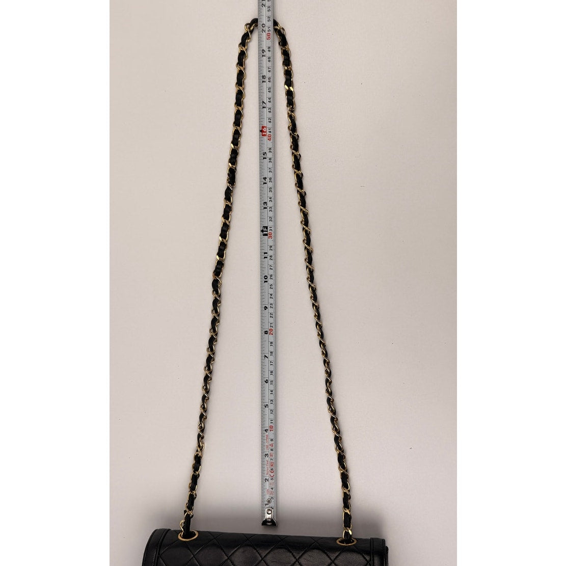 Chanel Vintage Black Quilted Trapezoid Flap Shoulder Bag with Wallet