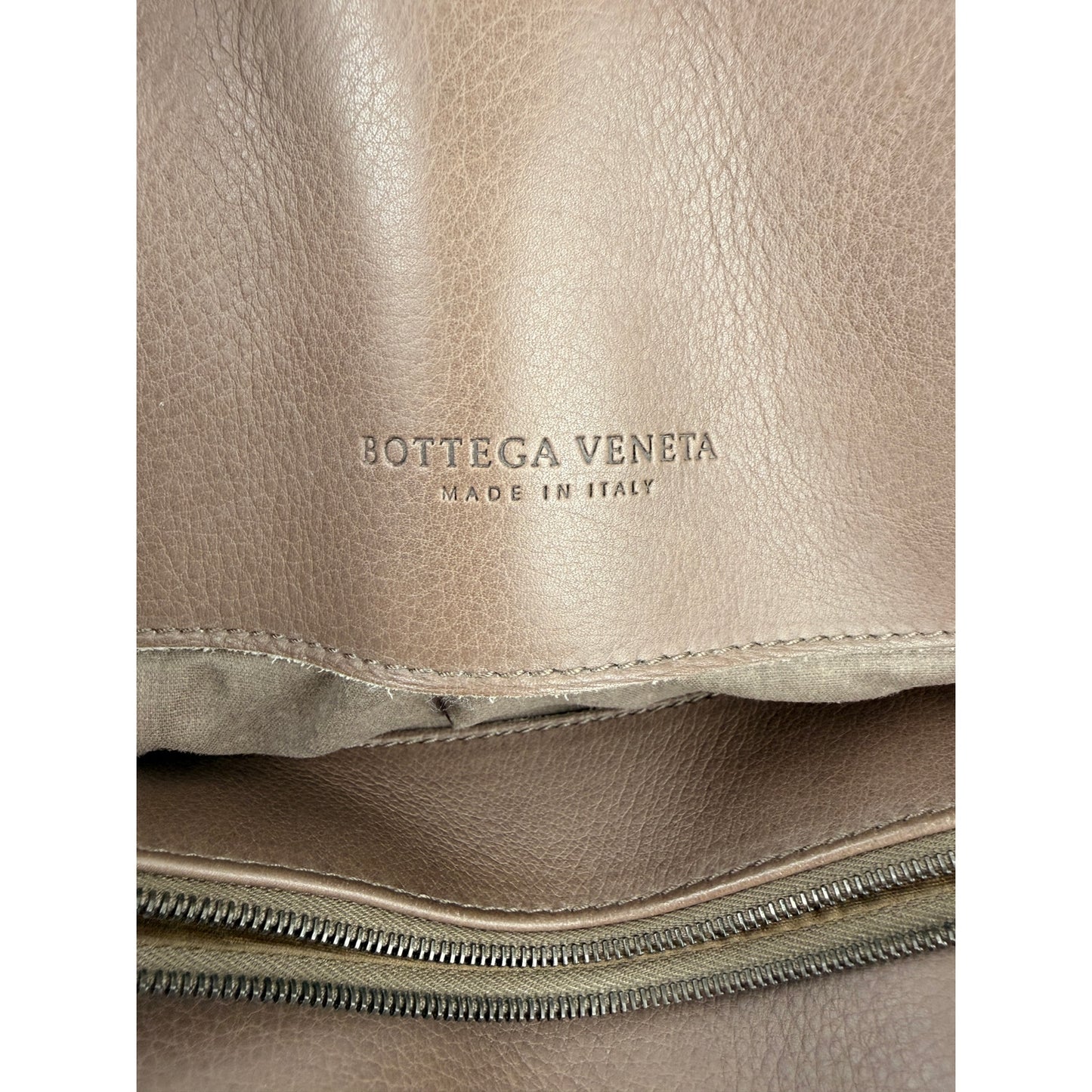 Bottega Veneta Intrecciato Leather Briefcase Bag Brown