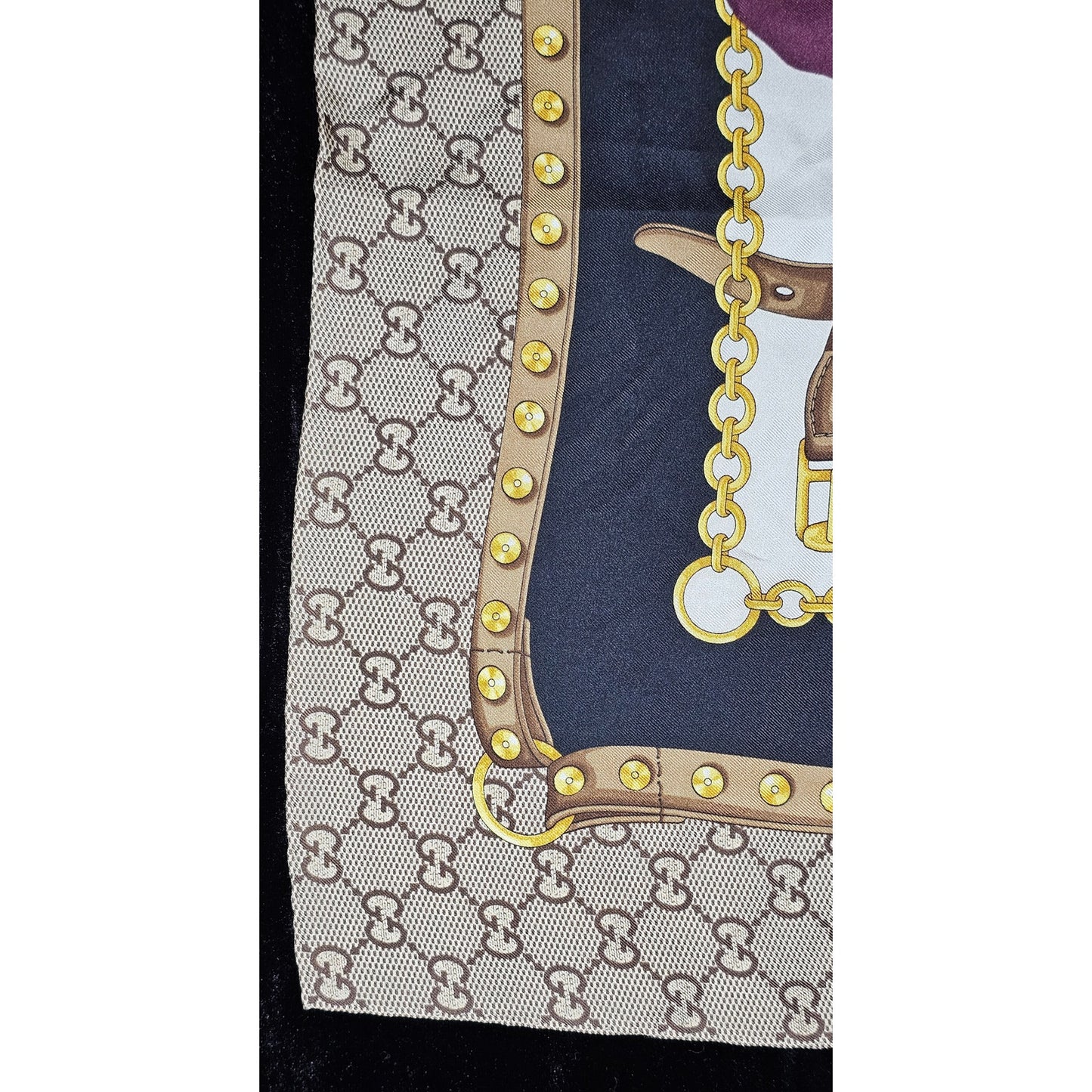 GUCCI Floral Silk Scarf