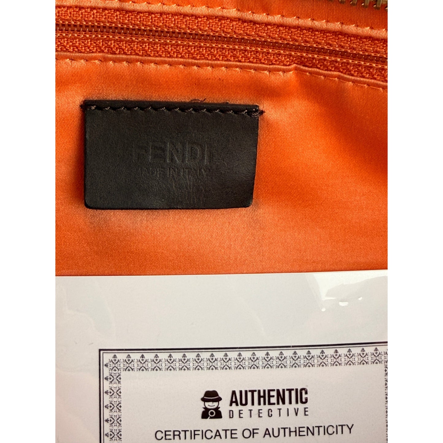 FENDI Metallic Lurex Zucca Roll Shopping Tote