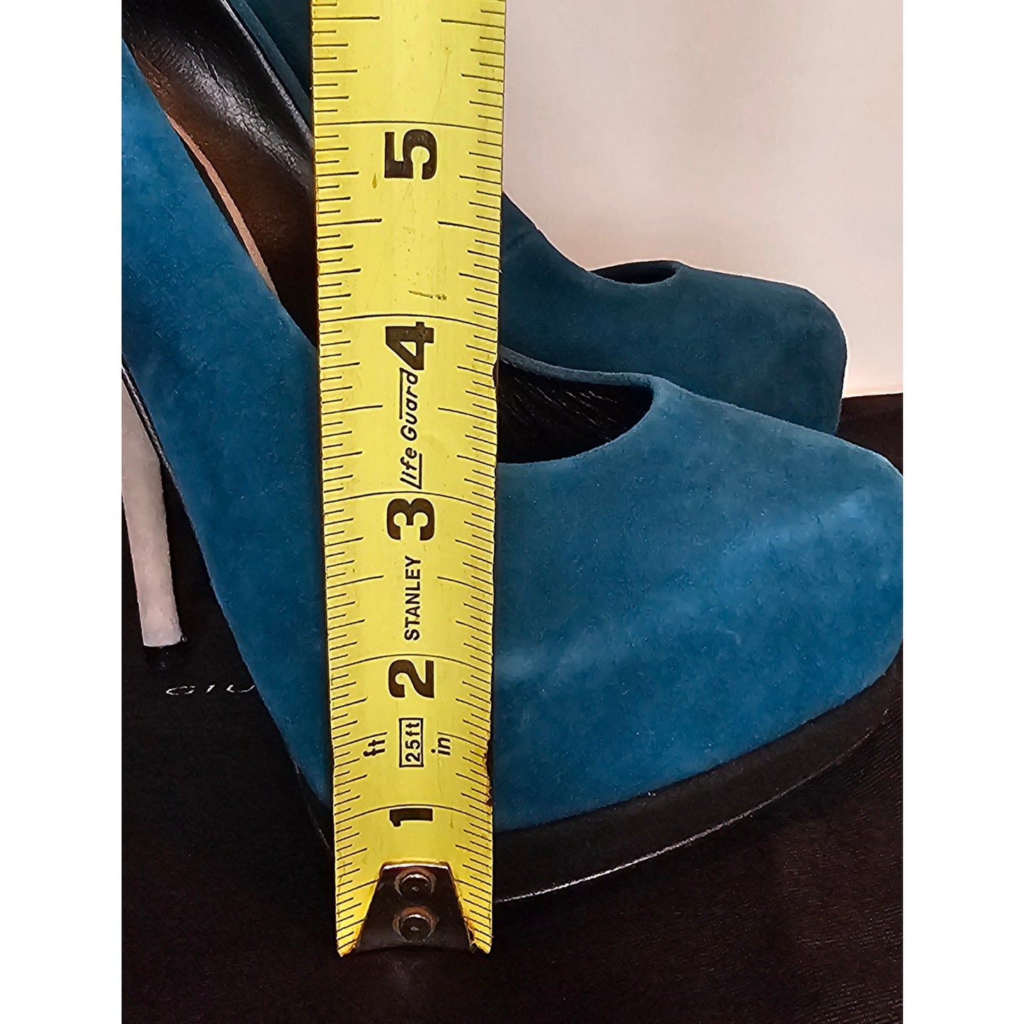 Giuseppe Zanotti Tricolor Suede Nana Platform Pumps.