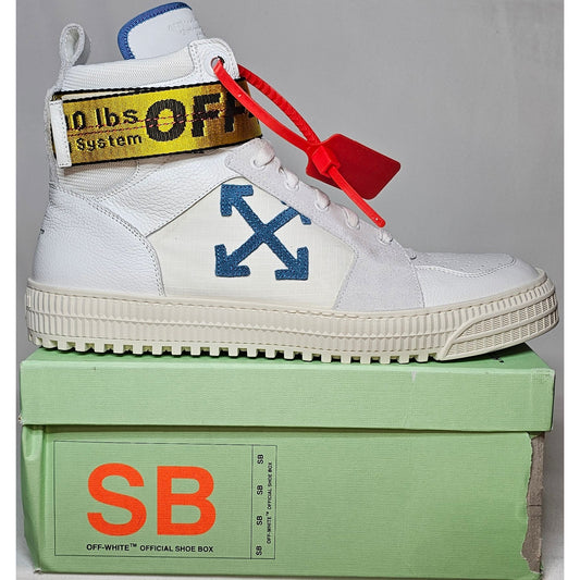 Off-White White c/o VIRGIL ABLOH Canvas and Leather Industrial High Top