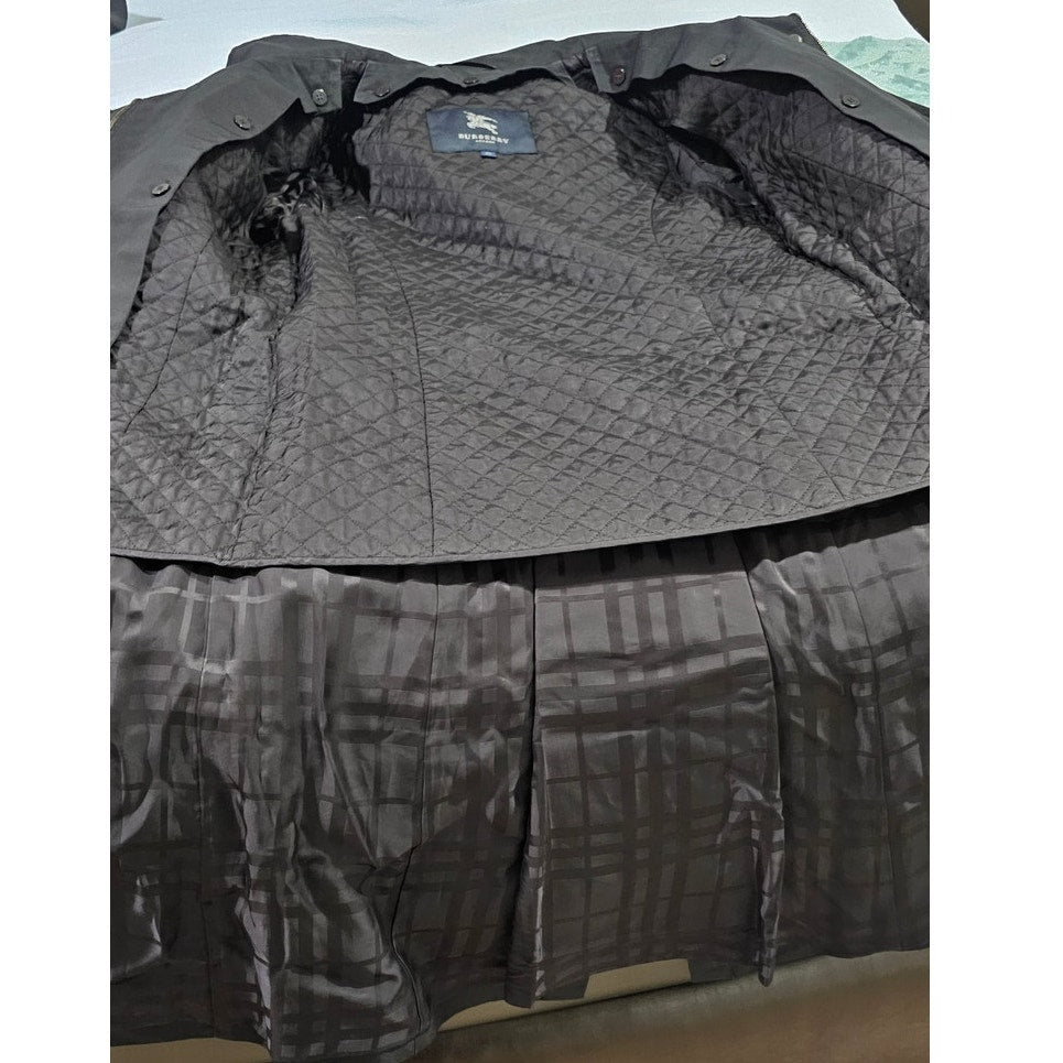 Burberry Belted Trench Coat with Nova Check Lining & Detachable Vest