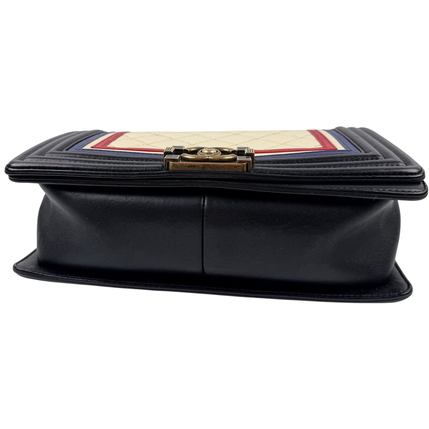 Chanel Lambskin Quilted Crest Embellished Boy Flap bag LIMITED EDITION