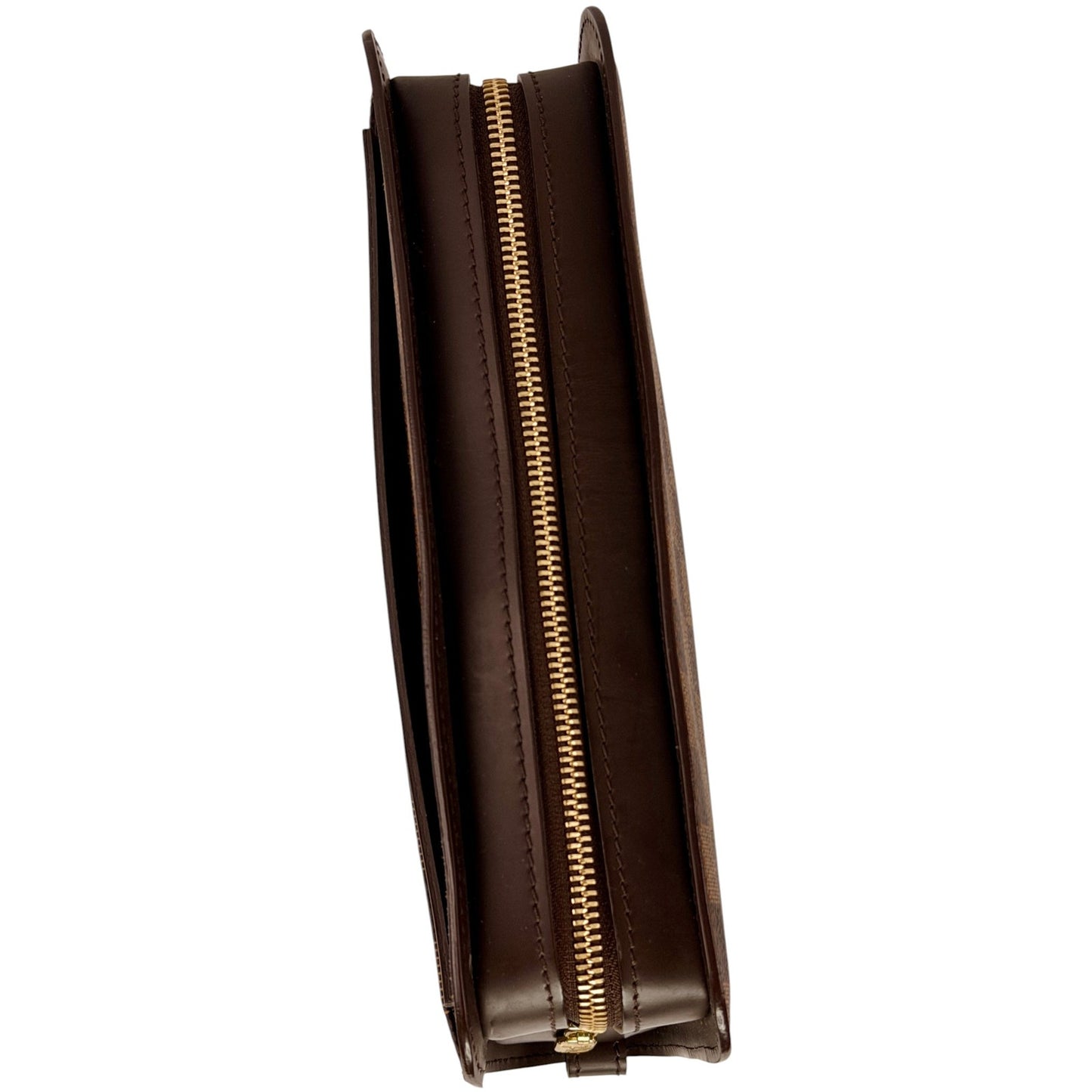 Louis Vuitton Damier Ebene Saint Louis Clutch Wristlet LV Brown