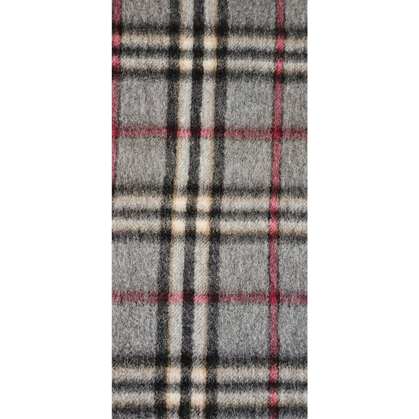 BURBERRYs of London 100% Cashmere Scarf Shawl Nova Check Light Grey