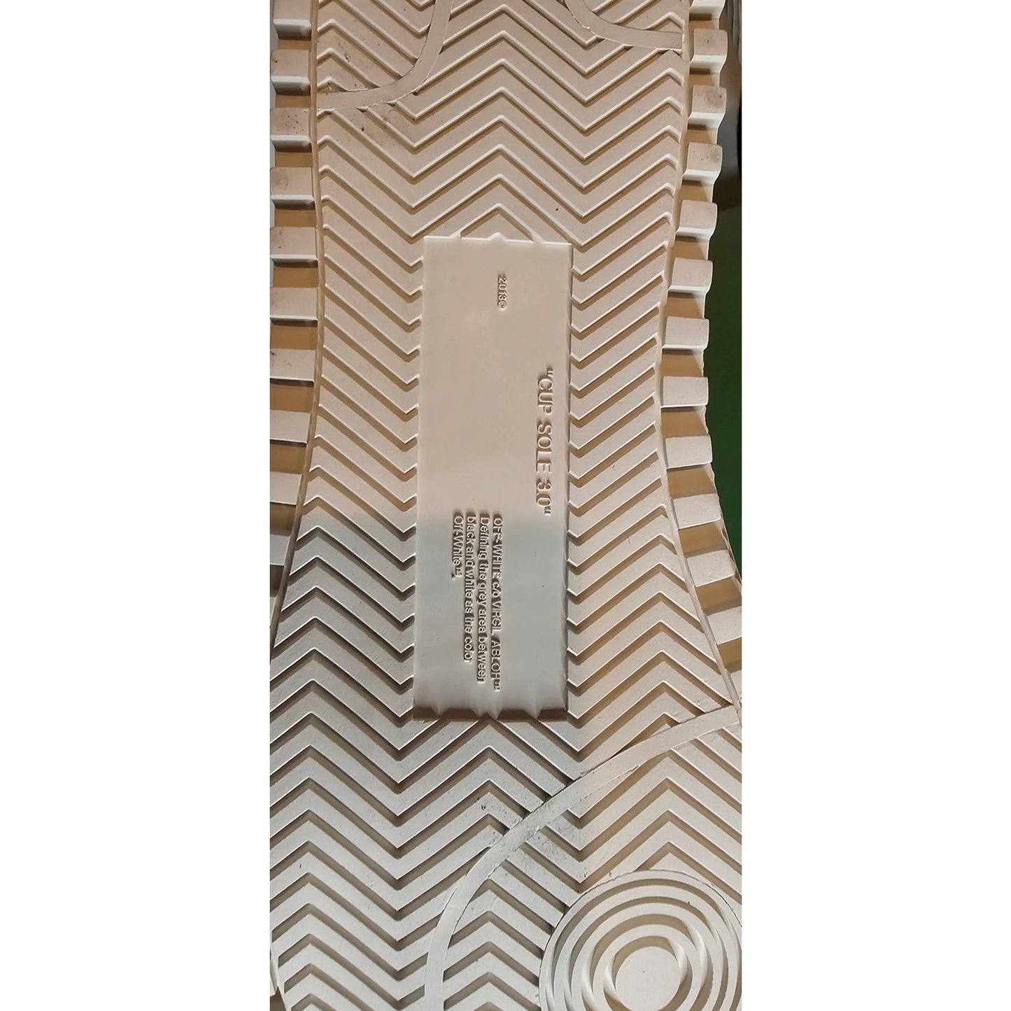 Off-White White c/o VIRGIL ABLOH Canvas and Leather Industrial High Top