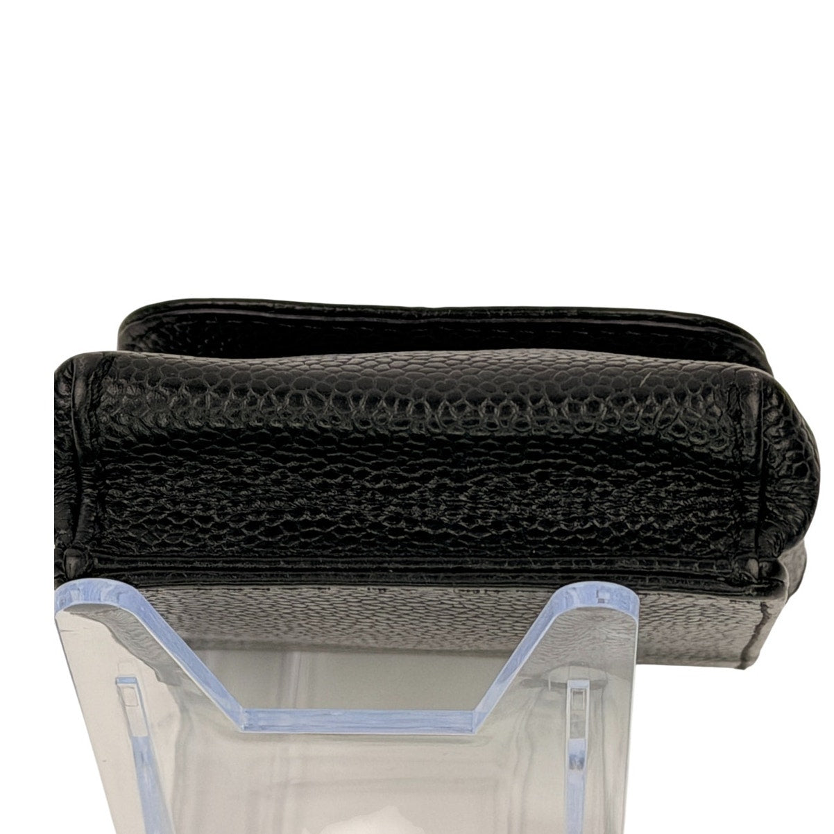 Chanel Black Caviar Leather CC Cigarette Case