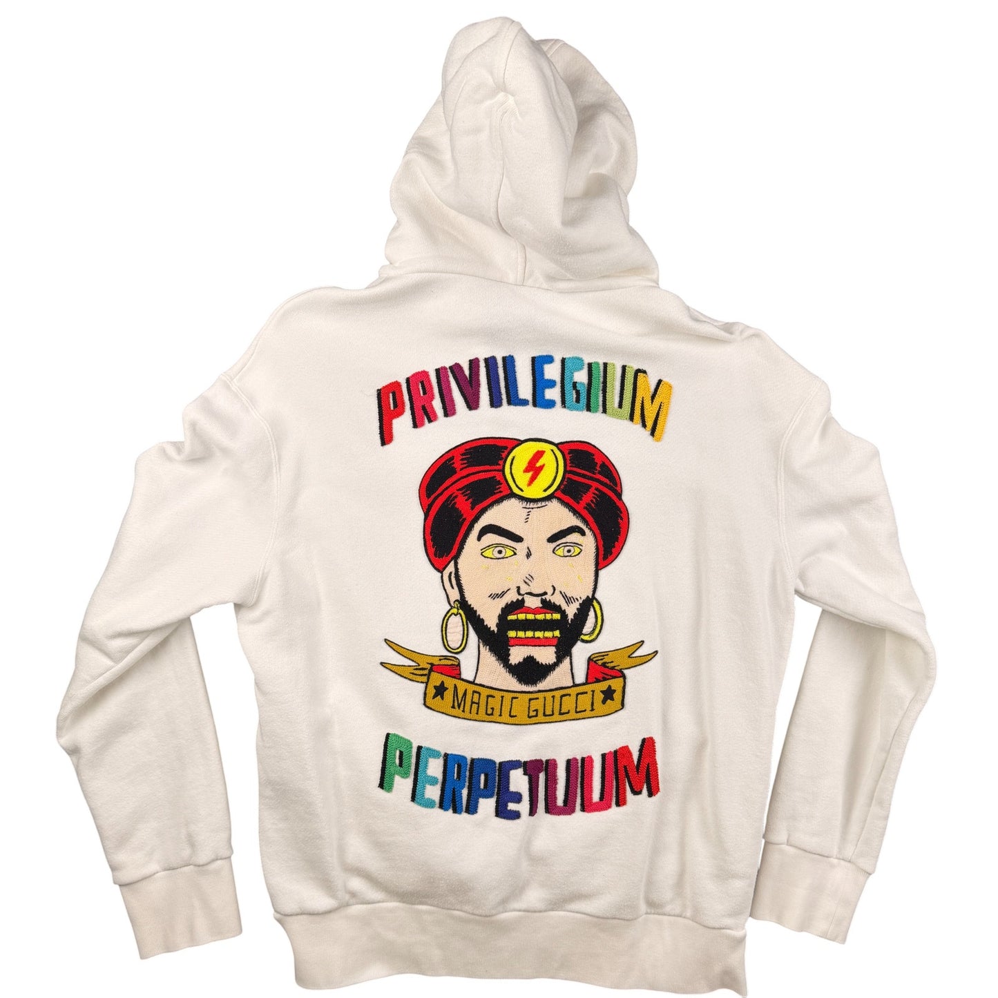 Gucci Magic Sergio Mora Privilegium Perpetuum Hoodie Sweatshirt Embroidered XL