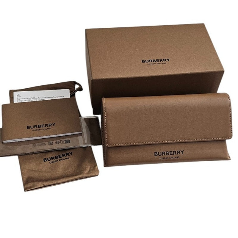 Burberry BE4410 square-frame sunglasses in black acetate with dark grey gradient lenses