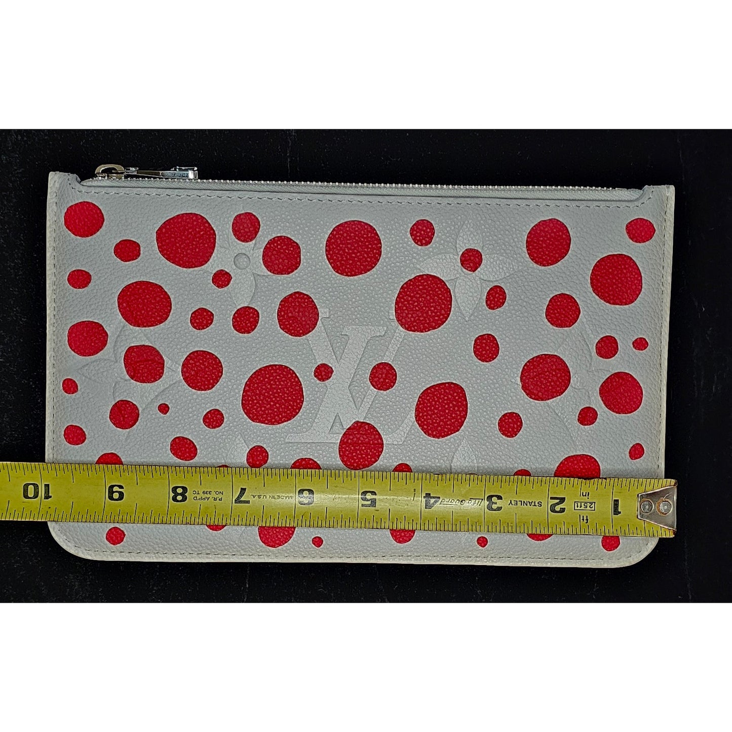 Louis Vuitton Yayoi Kusama Monogram Empreinte Neverfull Red Dots Pouch