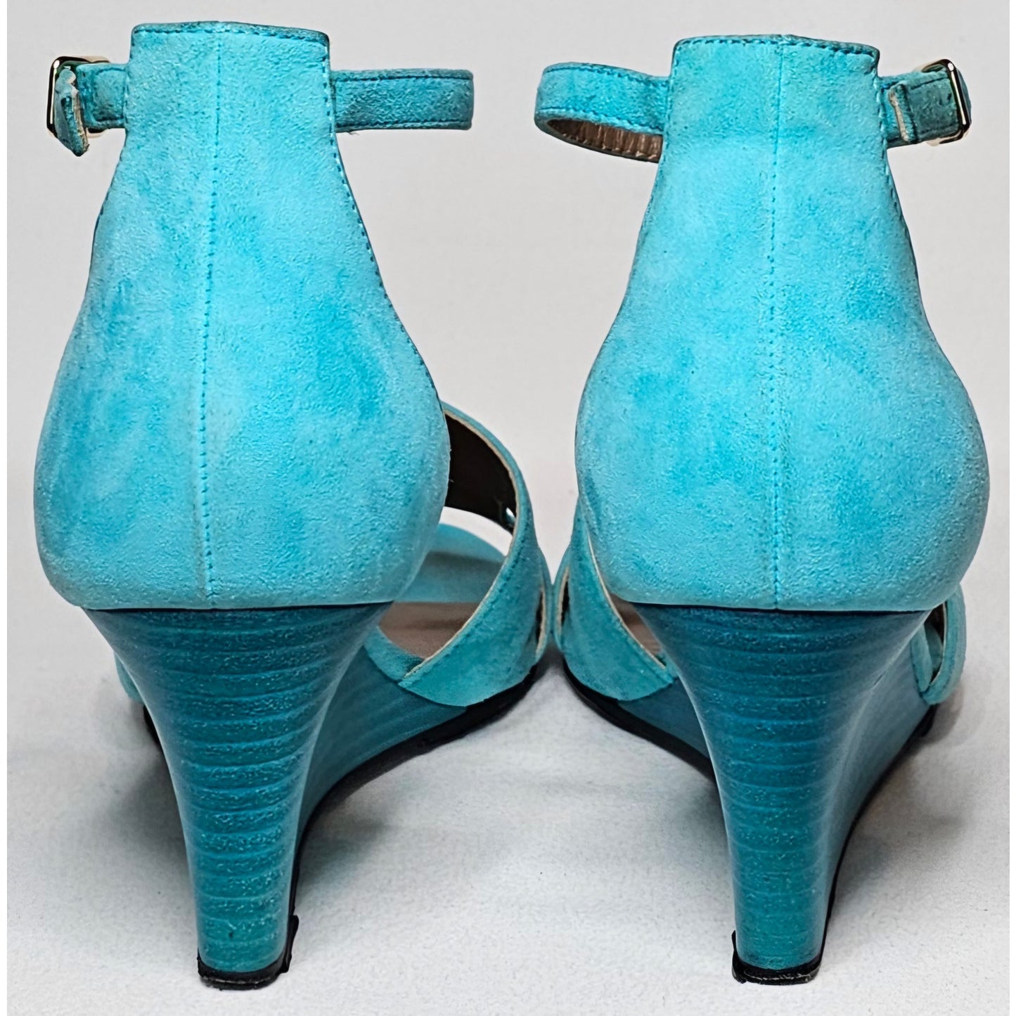 Hermès Legend Turquoise Suede Sandals