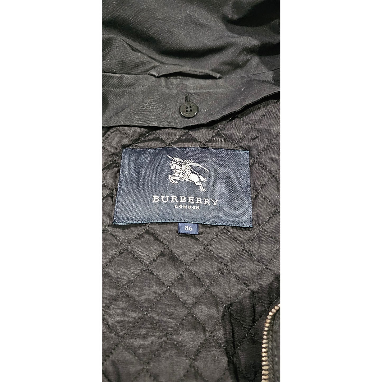 Burberry Belted Trench Coat with Nova Check Lining & Detachable Vest