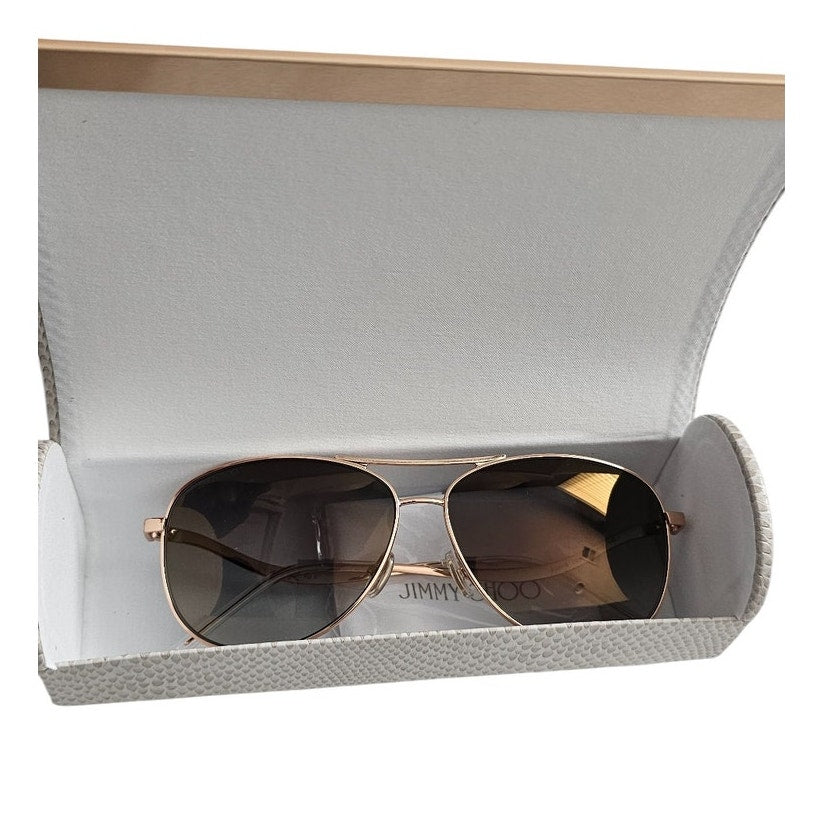 Jimmy Choo ESSY_S Sunglasses in Gold