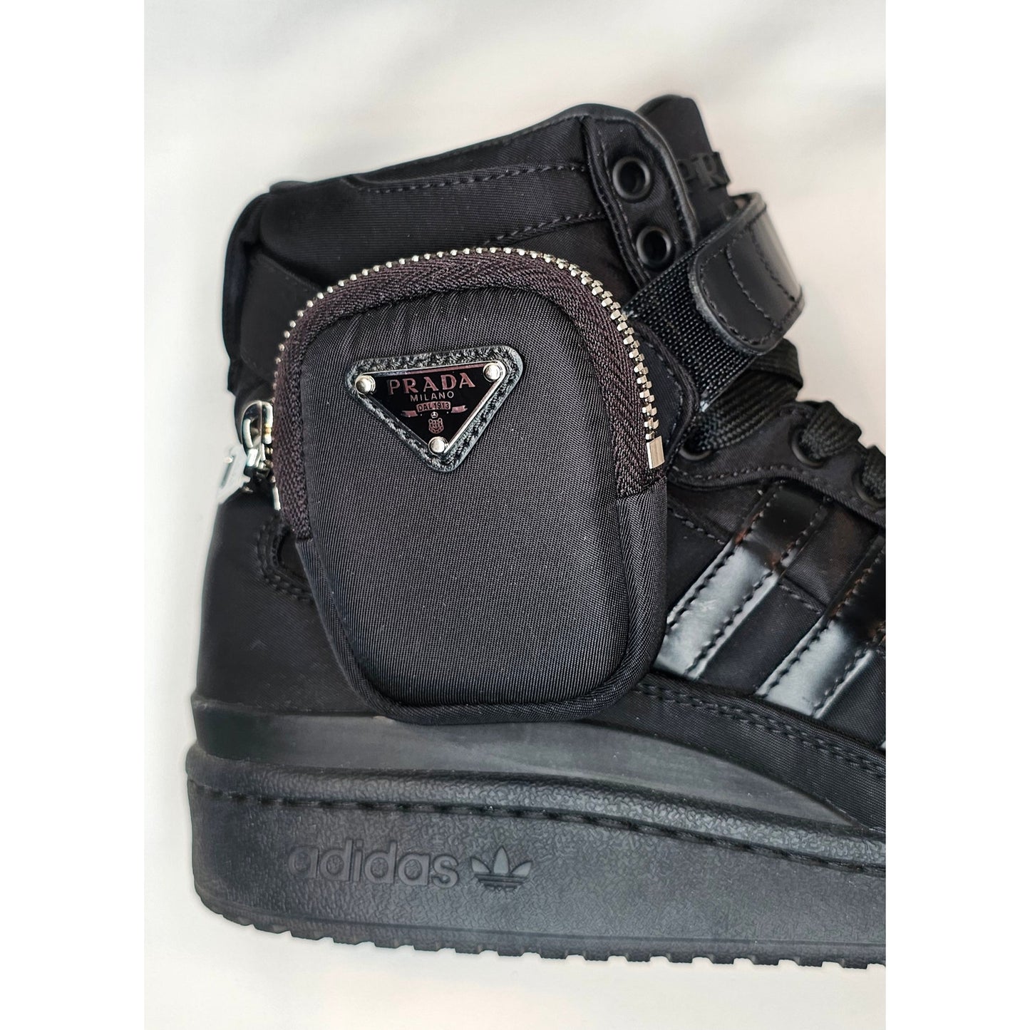 Adidas x Prada Men's US 6 Forum High Prada Core Black