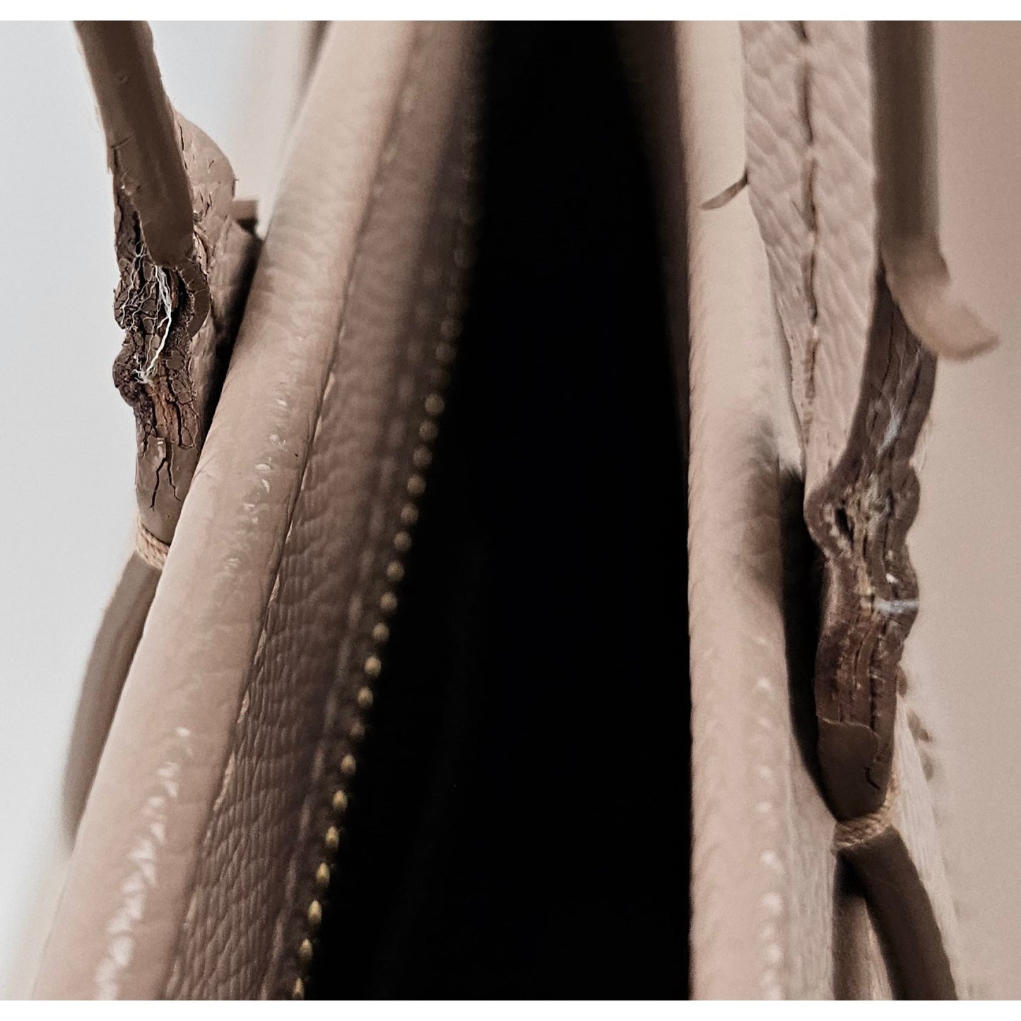 Salvatore Ferragamo Vara Bow smooth leather tote bag in a pink beige color