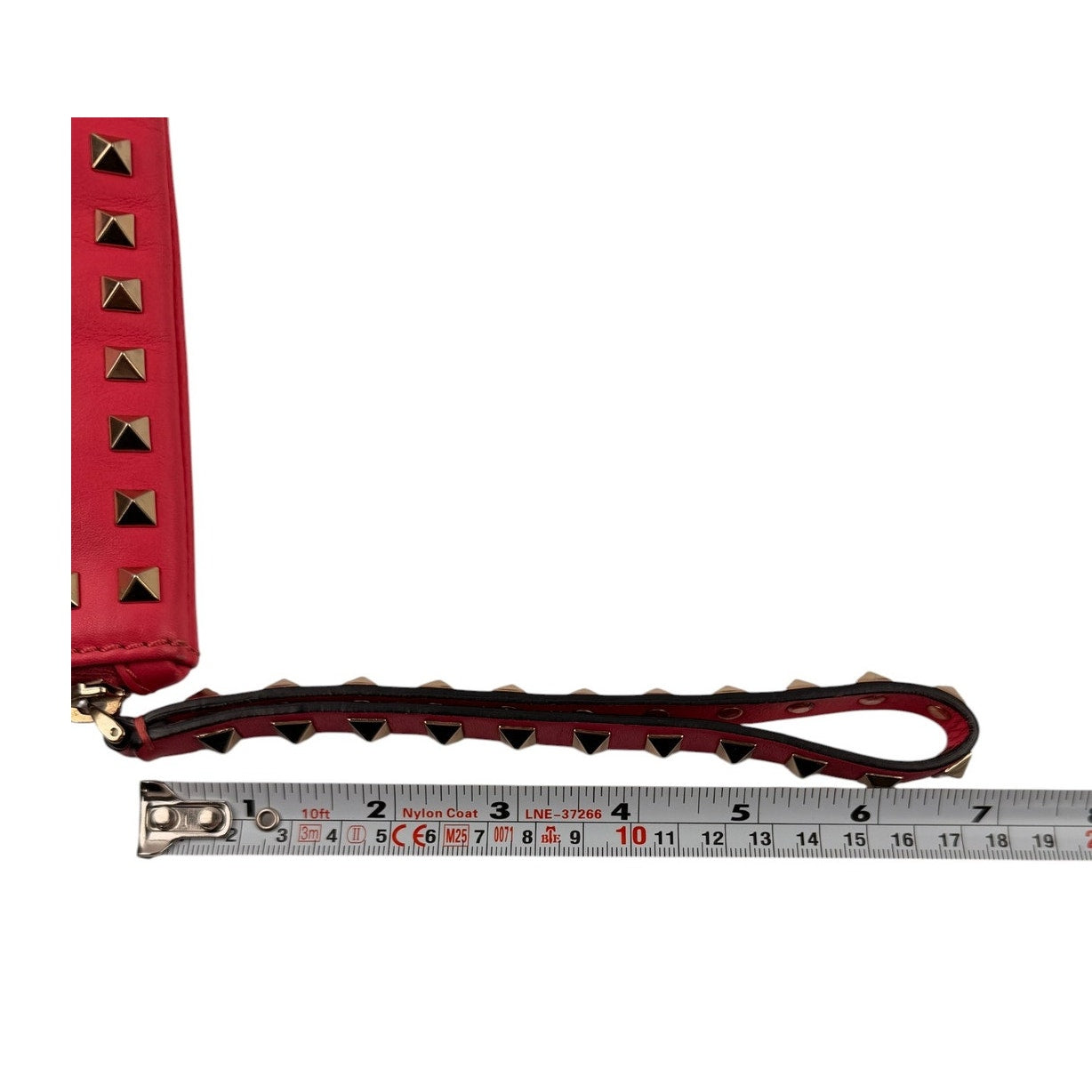 Valentino Nappa Leather Rockstud Large Clutch Bag