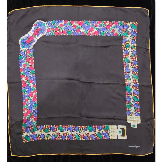 Must de Cartier Square Silk Scarf